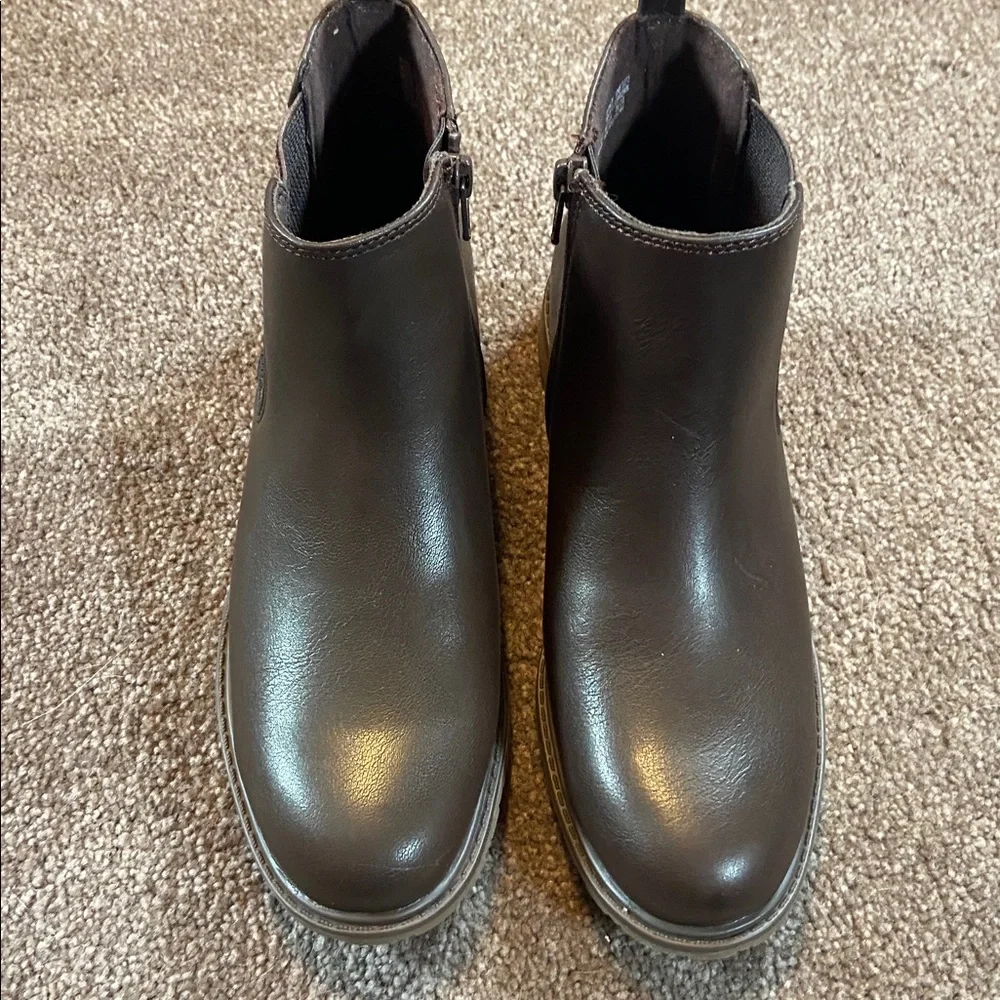 Sonoma Goods For Life Brantlee Women's Chelsea Ankle Boot Brown Size 6.5